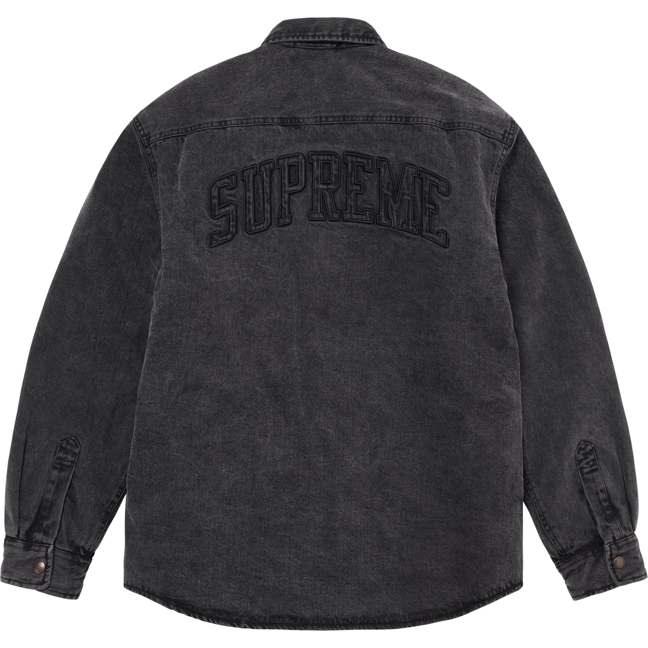 Faux Shearling Lined Work Shirt view 13